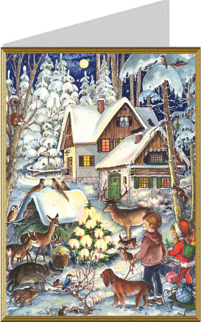 Sellmer Weihnachtskarten – B6, Winter bei den Tieren