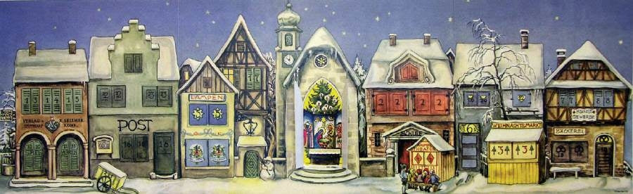 Sellmer Weihnachtliche Motive – Adventskalender – 29,1 × 22,5 cm
