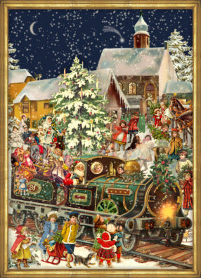 Sellmer Weihnachtszug – Adventskalender – 35,9 × 27,2 cm