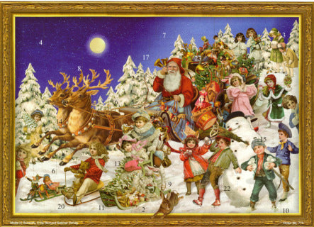 Sellmer Adventskalender – Rentiere – 34,6 × 26,2 cm