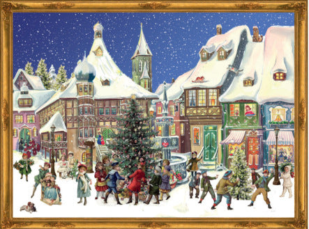Sellmer Bergdorf – Adventskalender – 35,4 × 27 cm