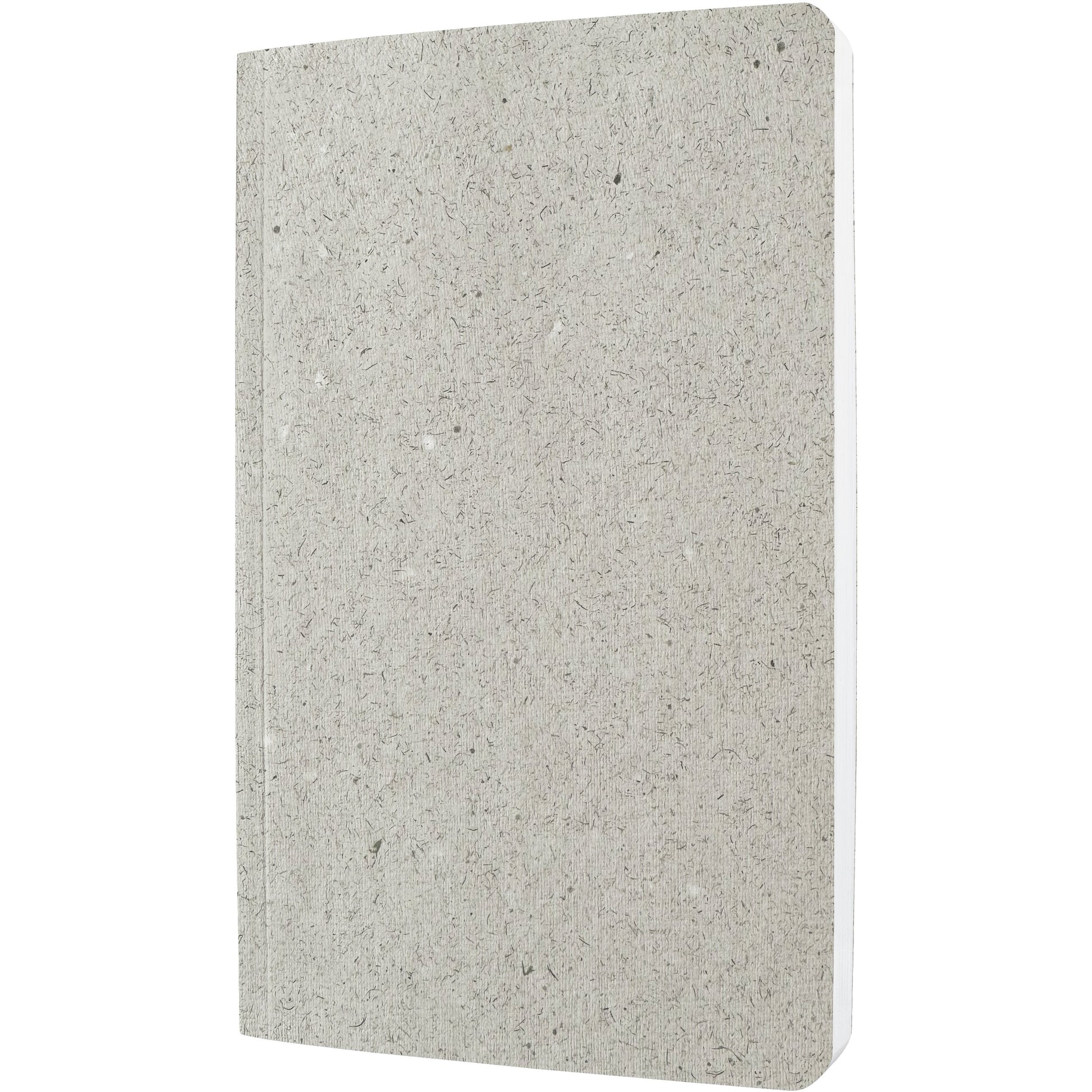 Sigel Notizbuch – 140 × 200 mm – liniert – 50 Blatt – 100 g/m² – Softcover, aus Teeblättern, kalkweiss
