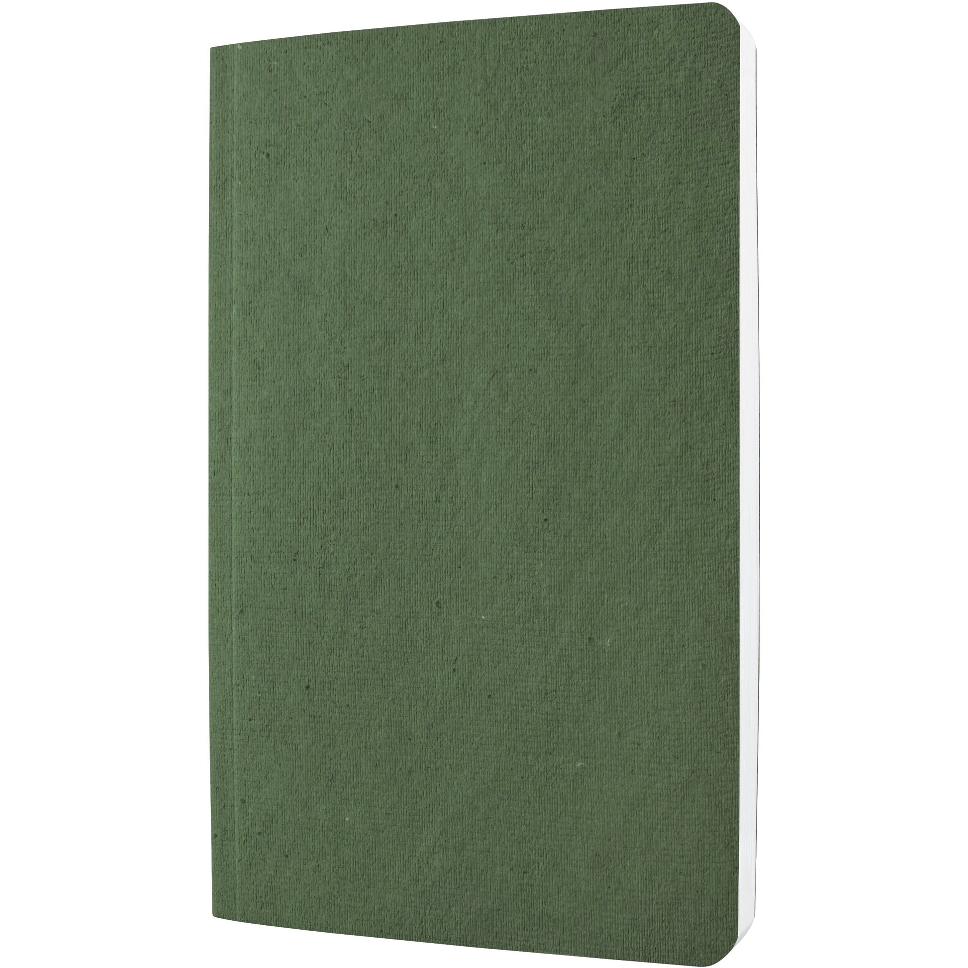 Sigel Notizbuch – 140 × 200 mm – 50 Blatt – 100 g/m² – Softcover, aus Teeblättern, Unikat – moosgrün