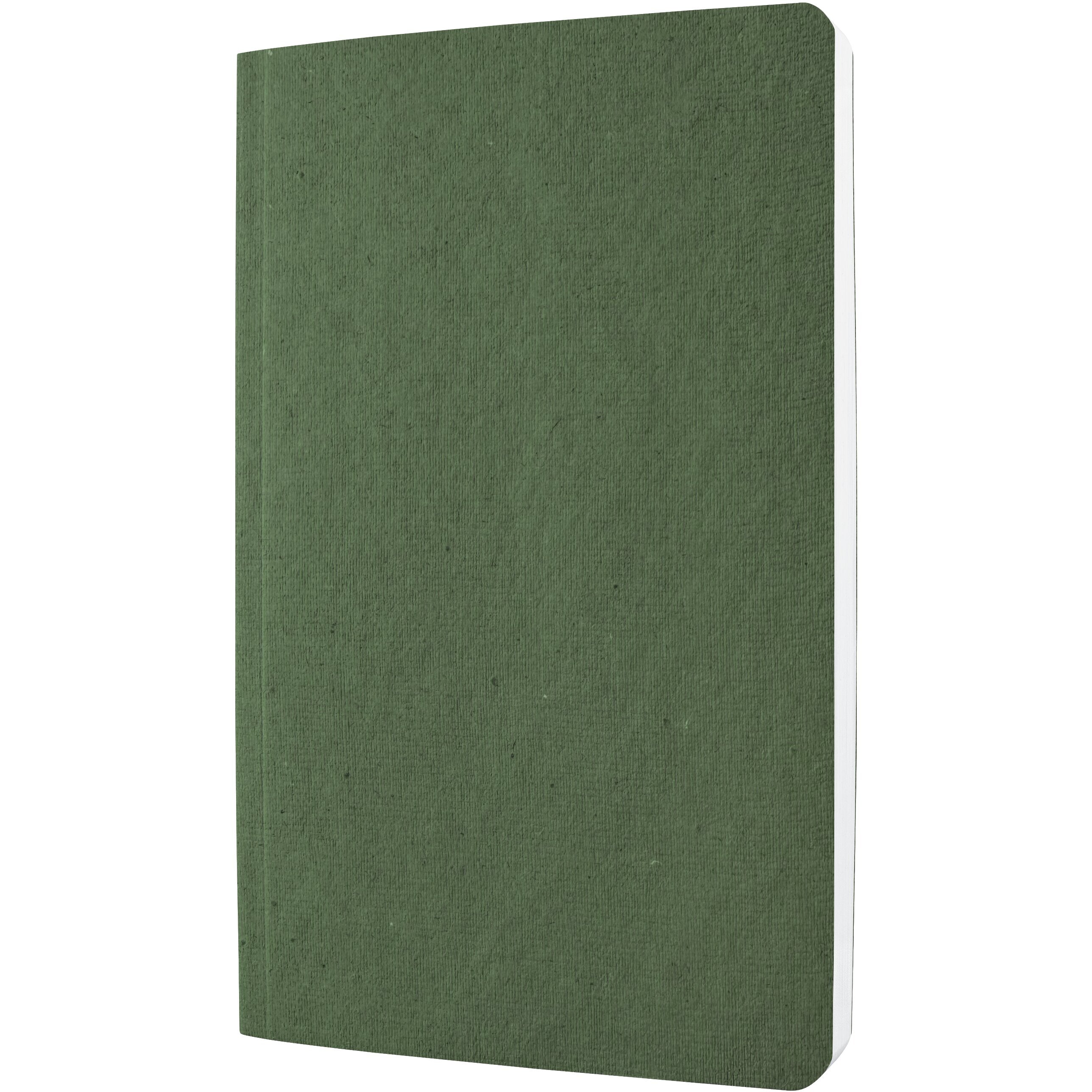 Sigel Notizbuch – 140 × 200 mm – 50 Blatt – 100 g/m² – Softcover, aus Teeblättern, Unikat – moosgrün