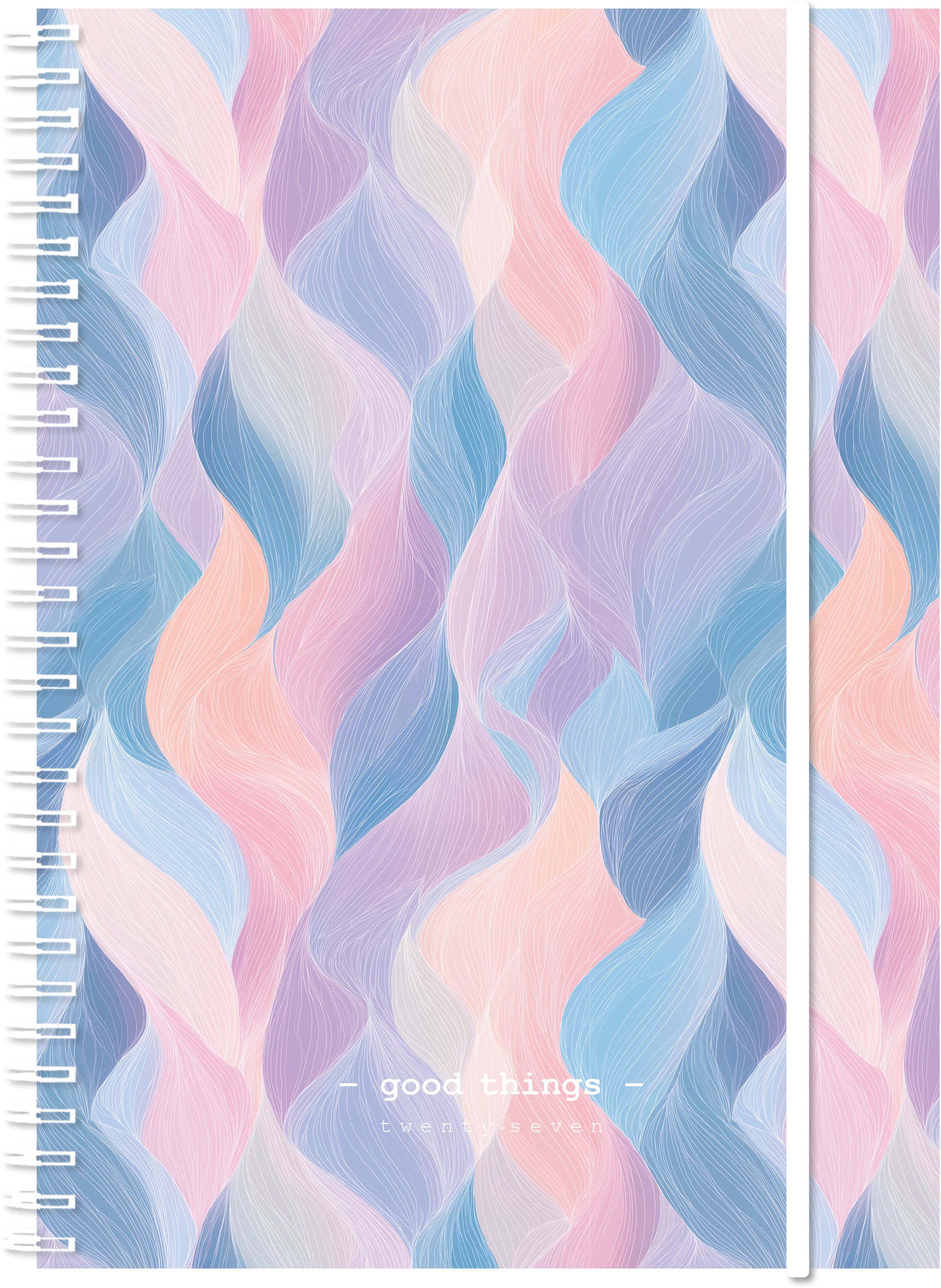 Simplex Simply Harmony – Wochenagenda 2027, 1 Woche/2 Seiten, A5, Aurora ML