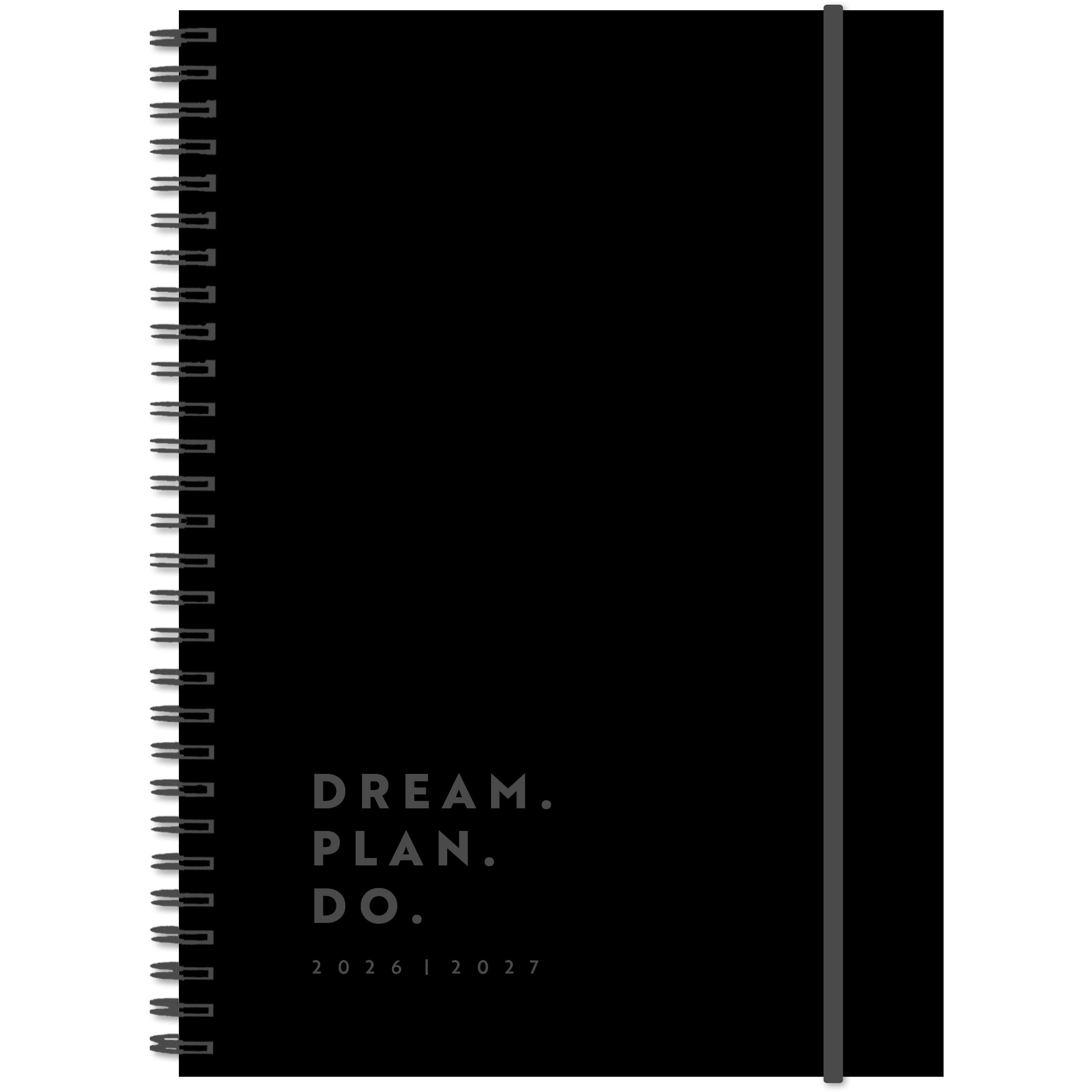 Simplex Emotions – Schulagenda 2026/27, 1 Tag/1 Seite, 12 × 16,5 cm, Midnight