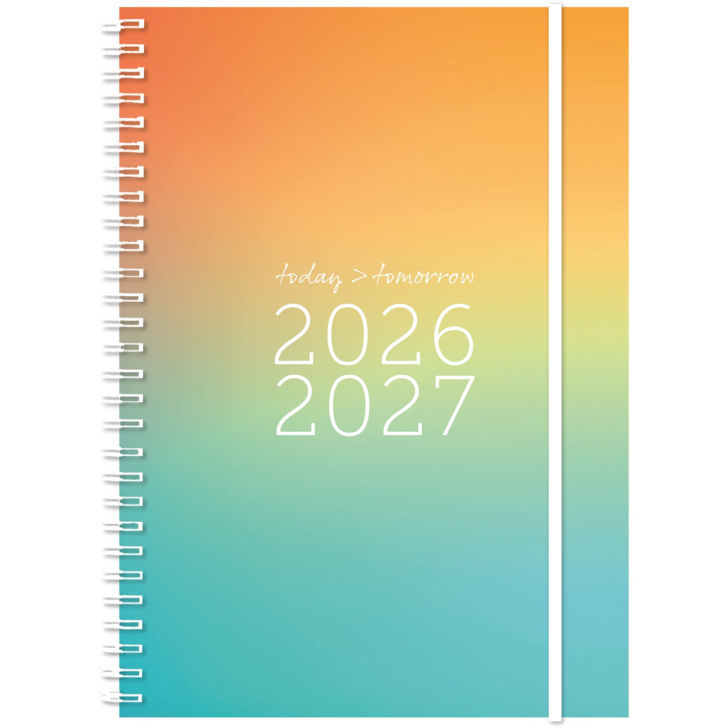 Simplex Emotions – Schulagenda 2026/27, 1 Woche/2 Seiten, 17,2 × 16,8 cm, Gradient