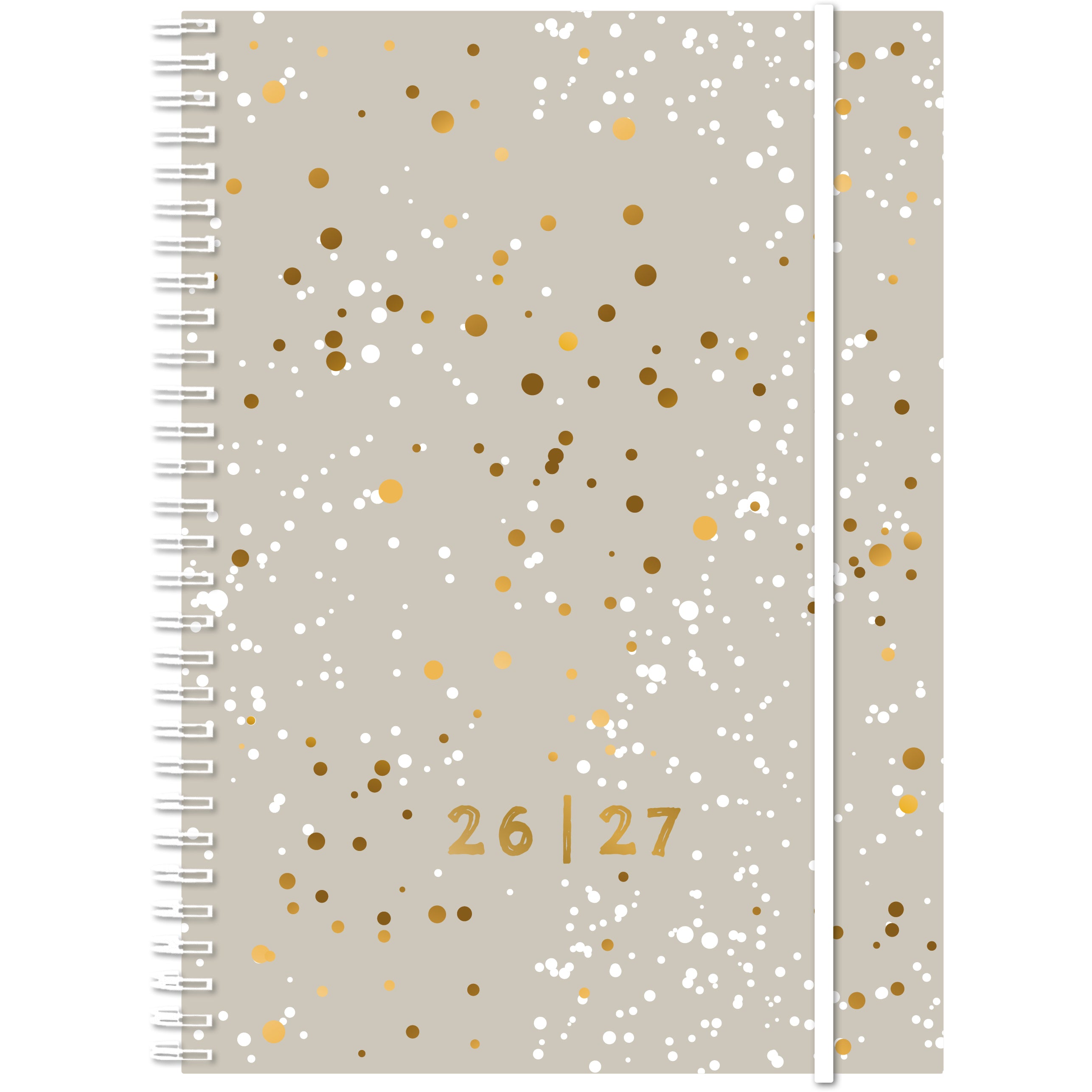 Simplex Emotions – Schulagenda 2026/27, 1 Woche/2 Seiten, A5, Confetti
