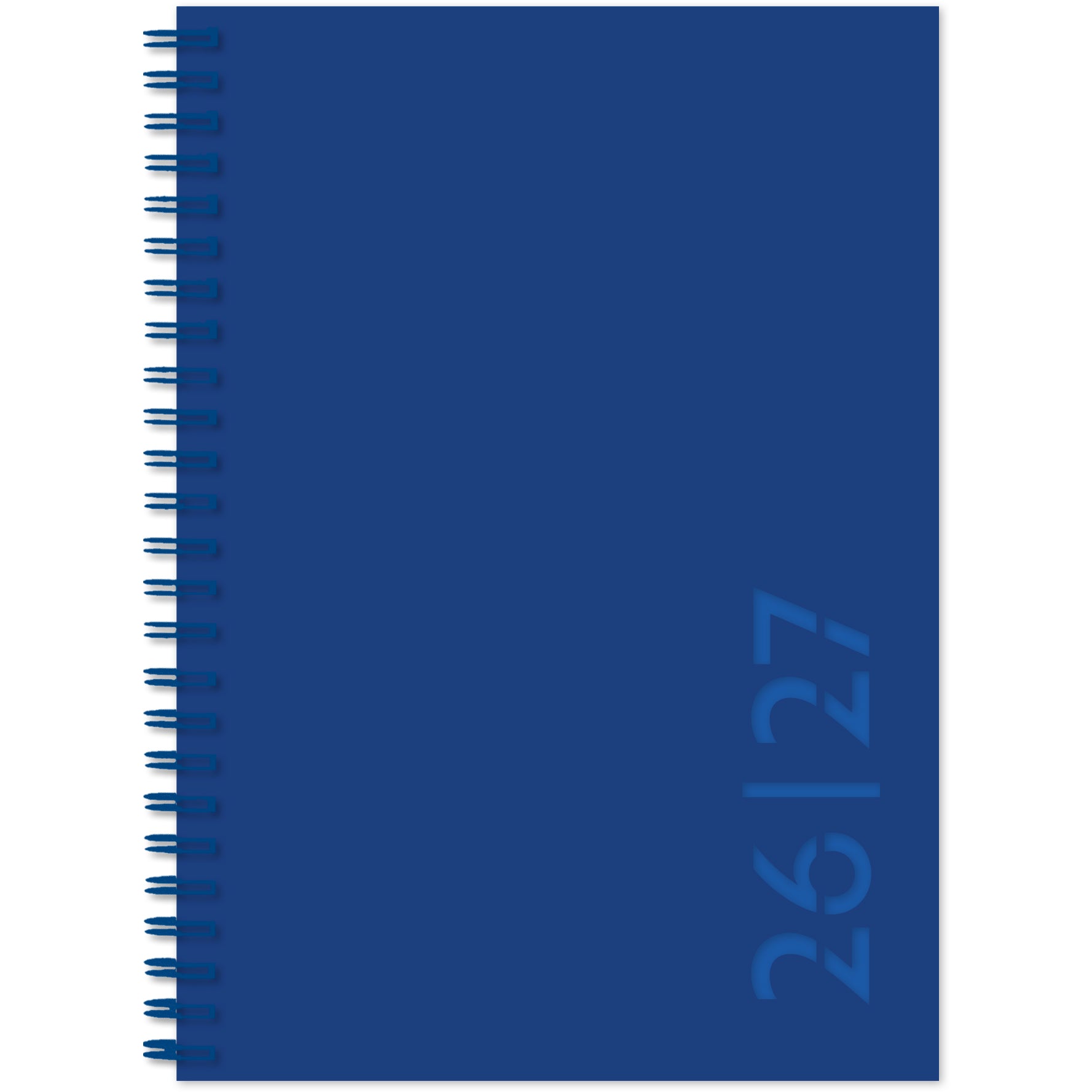 Simplex Schulagenda 2026/27, 1 Tag/1 Seite, A5, Blau