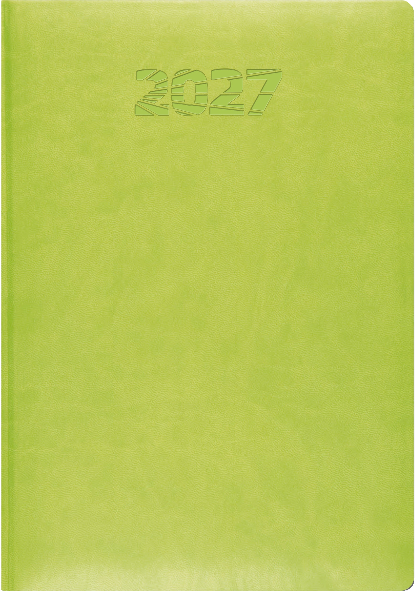 Simplex Simply Flex – Tagesagenda 2027, 1 Tag/1 Seite, 15,4 × 21,5 cm, Hellgrün