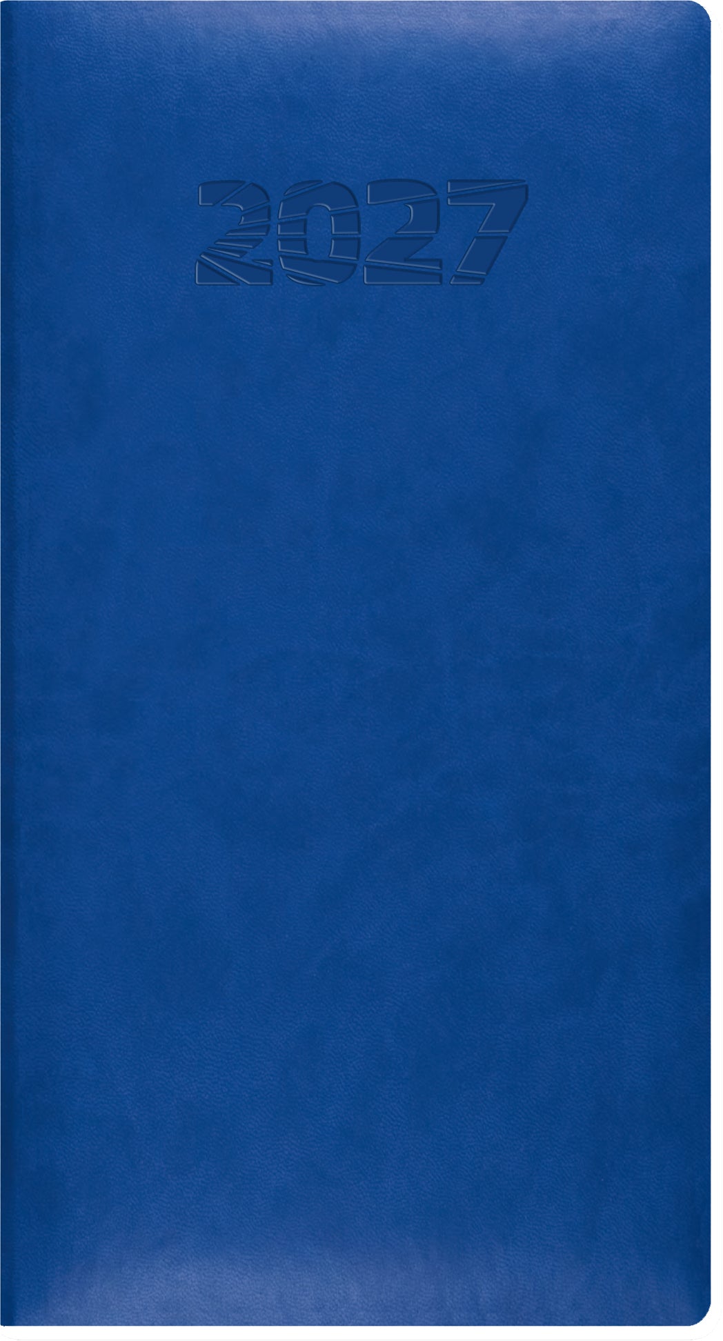 Simplex Simply Flex – Wochenagenda 2027, 1 Woche/2 Seiten, 9,2 × 16,0 cm, Blau