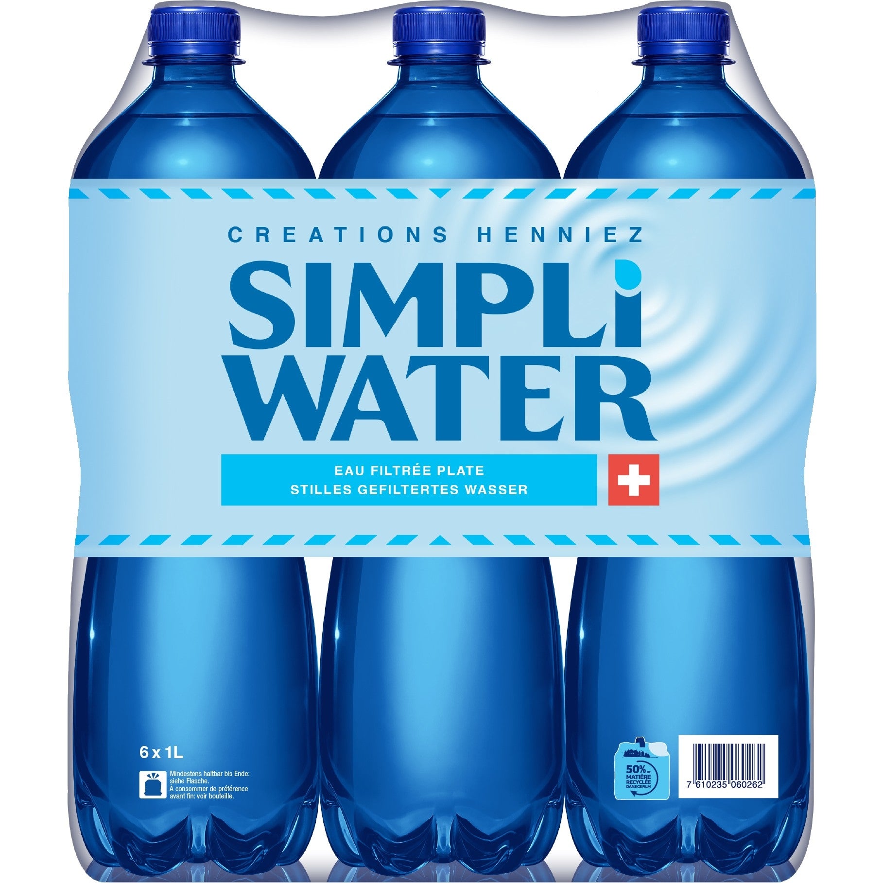 Simpli Water – Mineralwasser still – 6 × 1 l