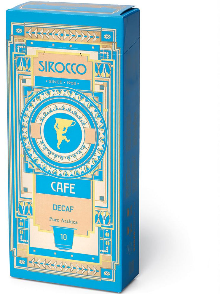 Sirocco Café Decaf – Kapseln – entkoffeiniert, 10 Kapseln