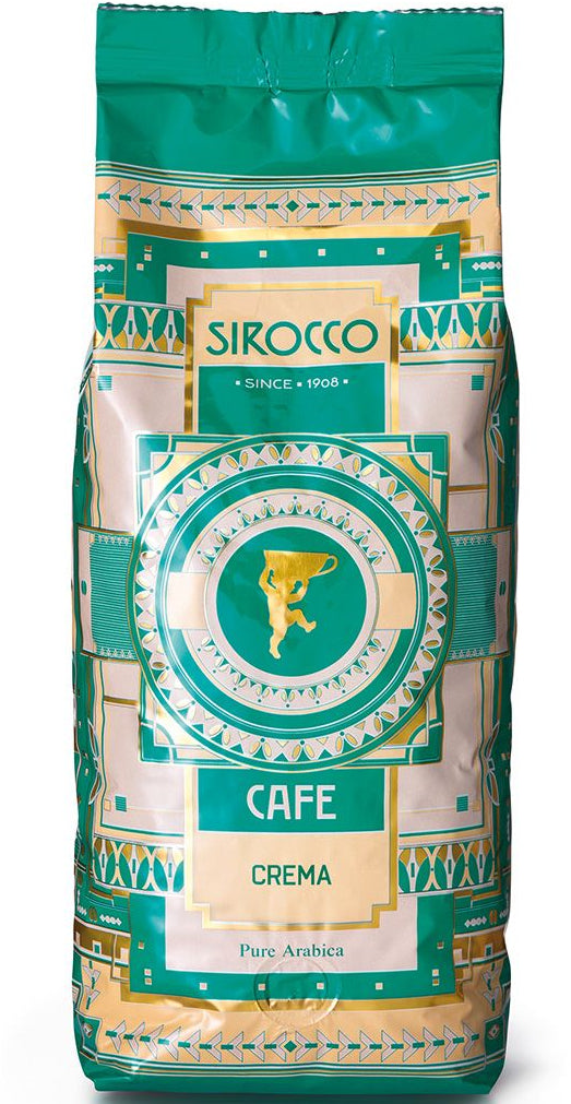 Sirocco Crema – Bohnenkaffee – Café Crème, 100% Arabica, hell, 515 g