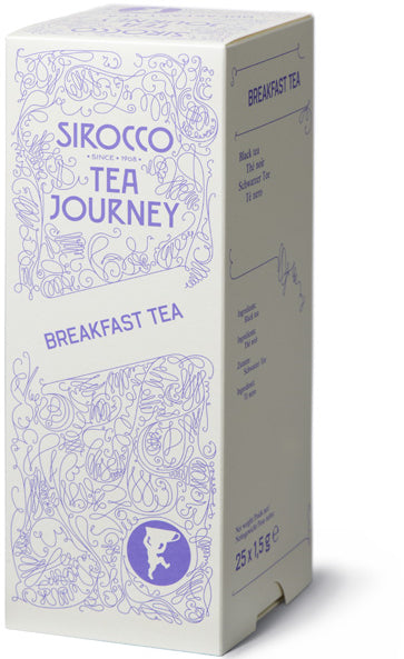 Sirocco Schwarztee English Breakfast – Teebeutel 25 Beutel