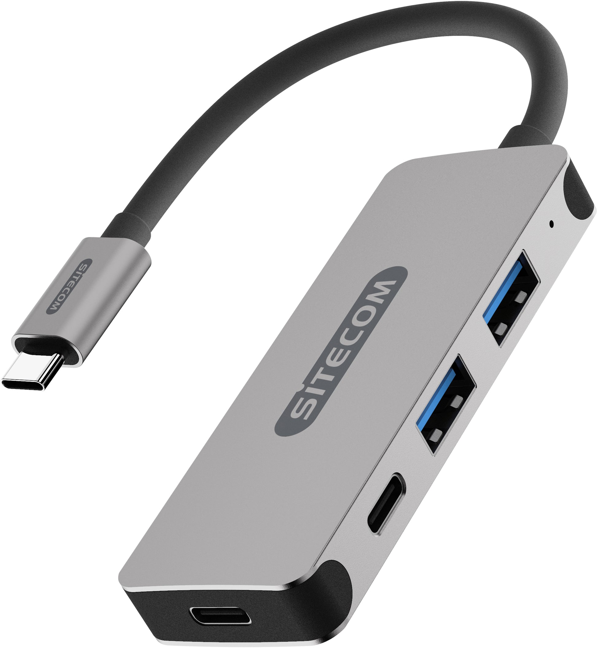 Sitecom CN-384 USB-Hub – USB-C, 2× USB-A, 2× USB-C, für alle Betriebssysteme