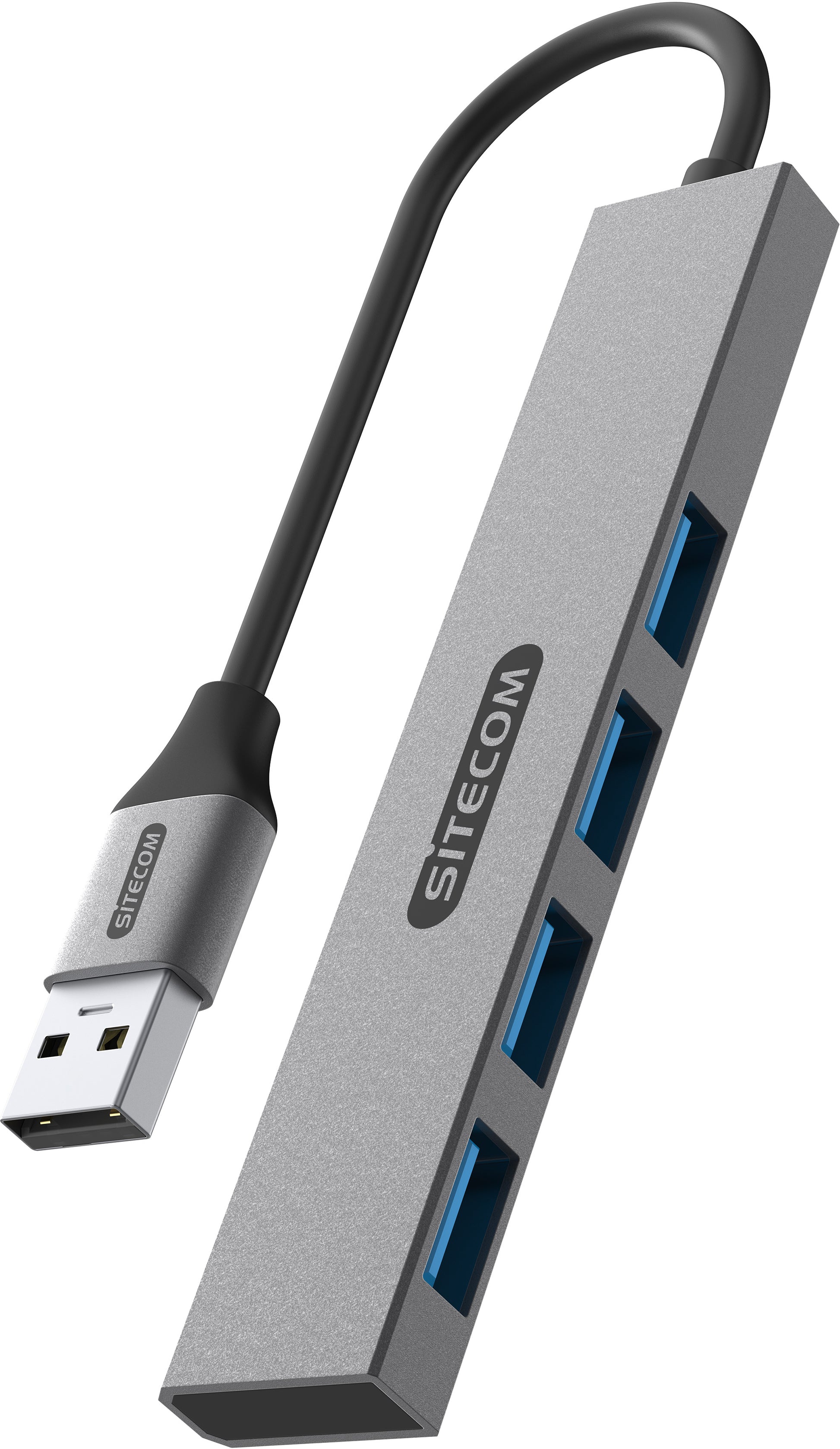 Sitecom CN-5004 USB-Hub – USB-A, 4× USB-A, für Windows/Mac/ChromeOS