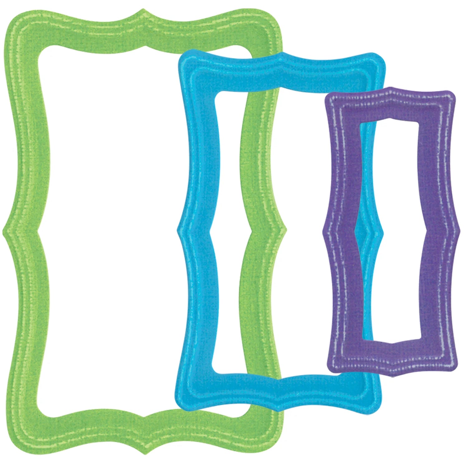 Sizzix Fanciful Framelits Reversed 666847 – Stanzschablone, Doris Gepunktete Top Note, 8 Teile