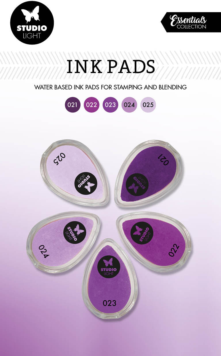 Sizzix Stempelkissen – INKP05 – 215 × 130 × 30 mm – Violetttöne