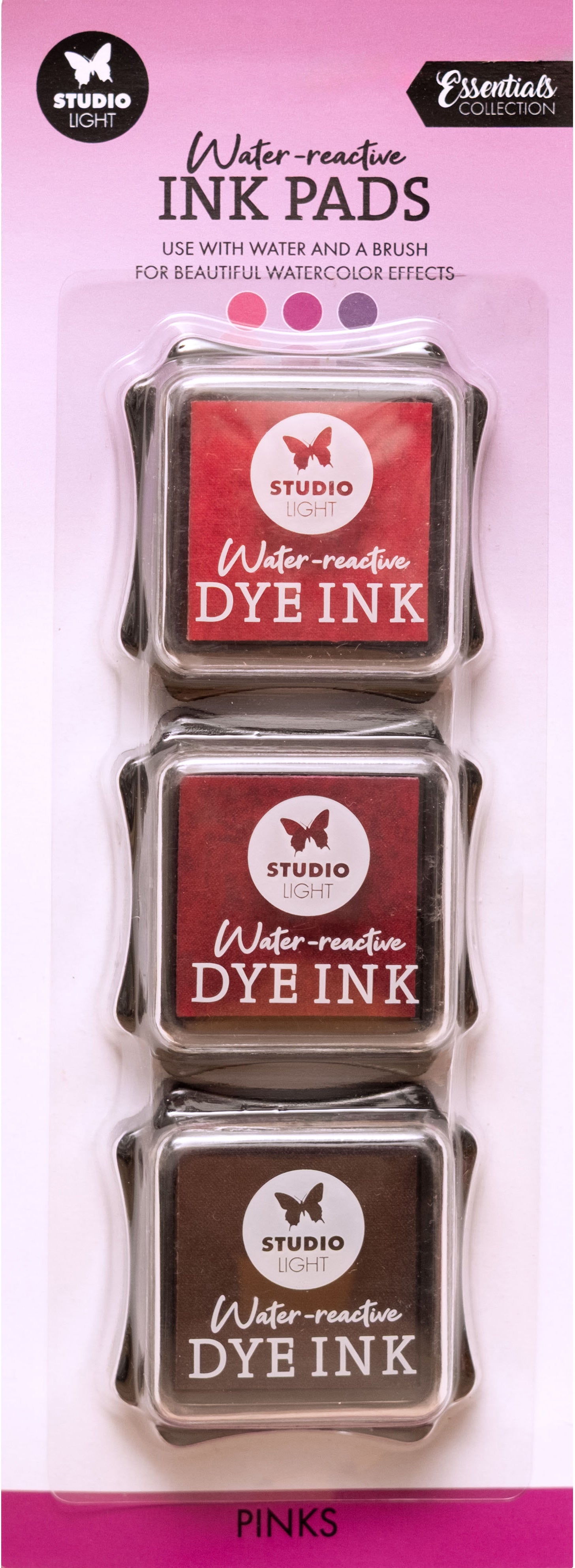 Sizzix Stempelkissen – SLESINK40 – Pink – 3 Stück