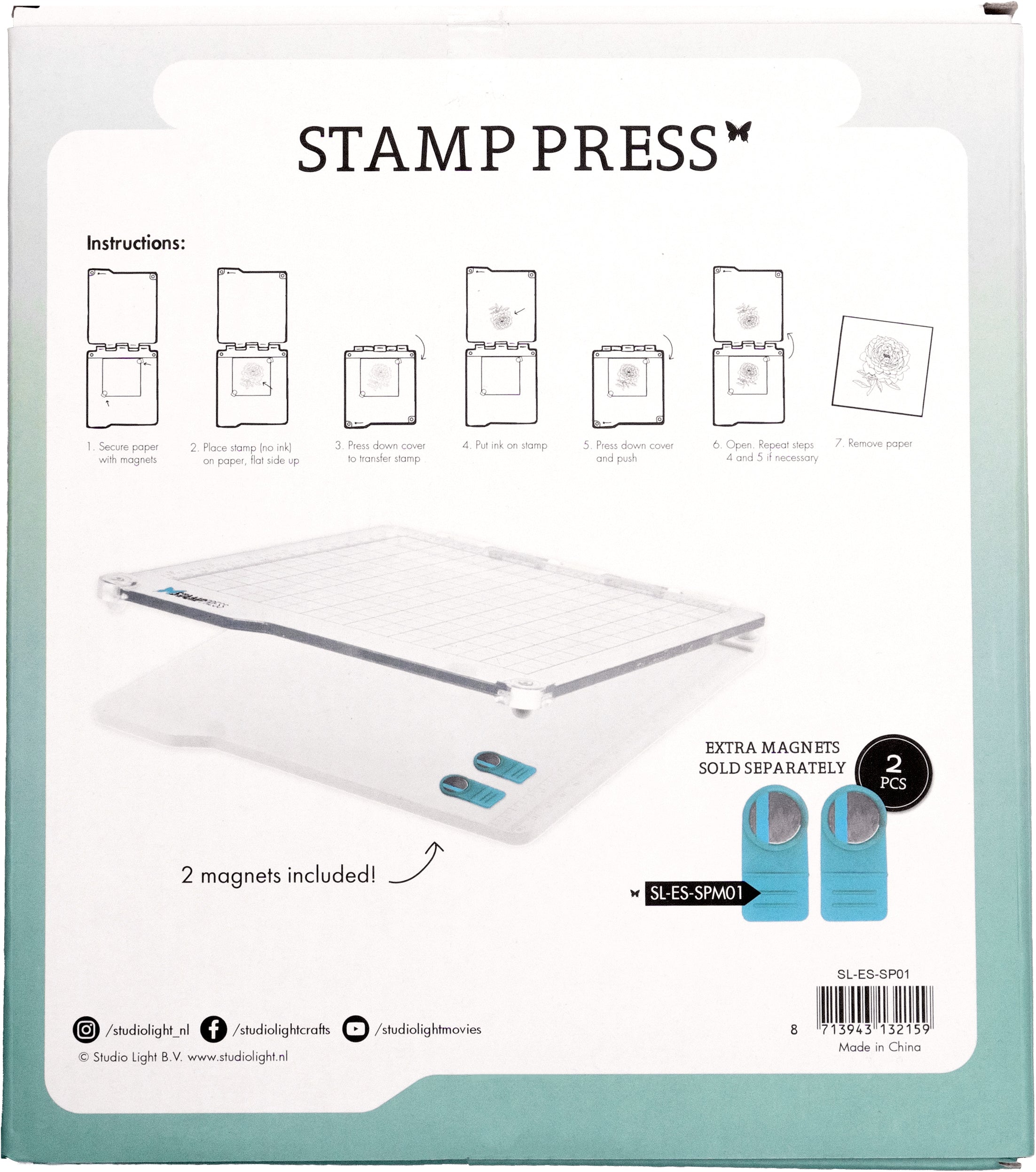 Sizzix Stempelwerkzeug – 21,0 × 23,2 cm – 3 Stk