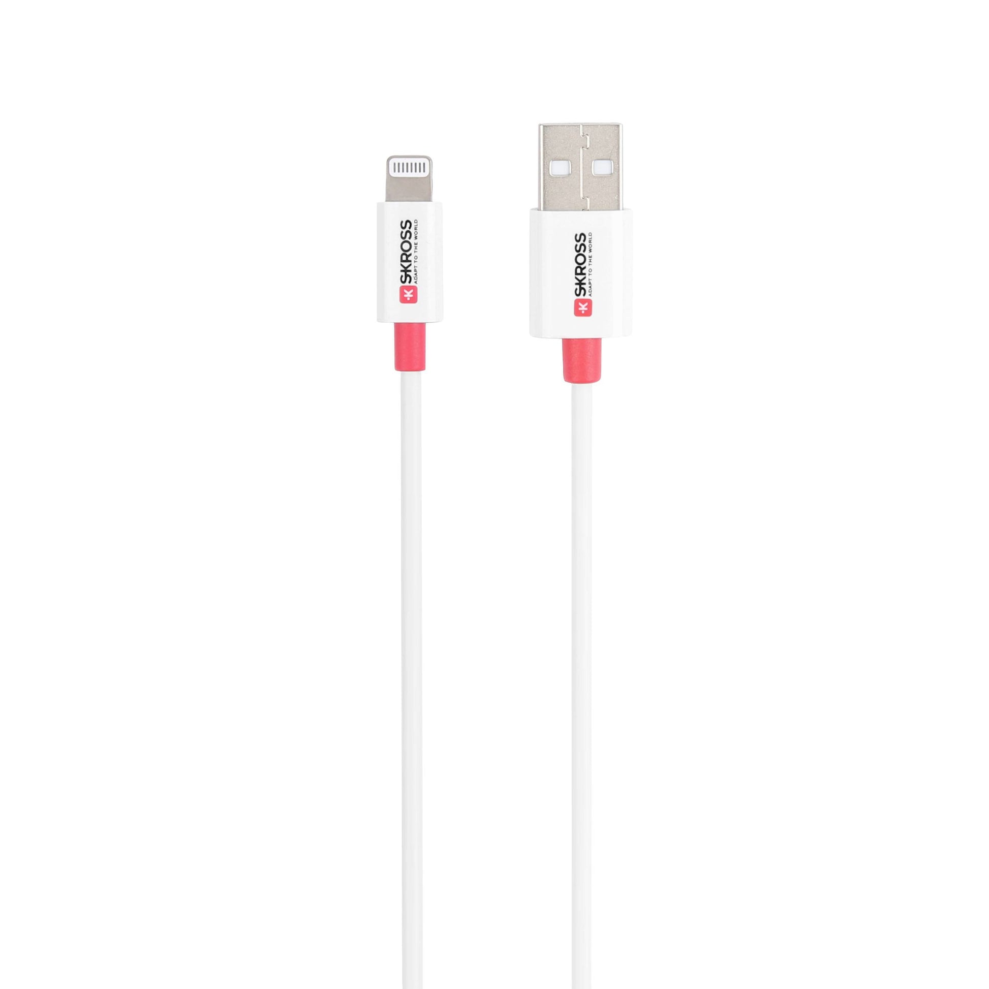 Skross Kabel – USB‑A auf Lightning 1,2 m, Weiss