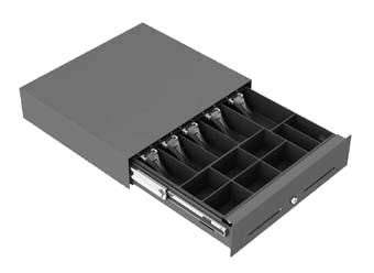 APG Cash Drawer SL3000, 8/4, Schwarz