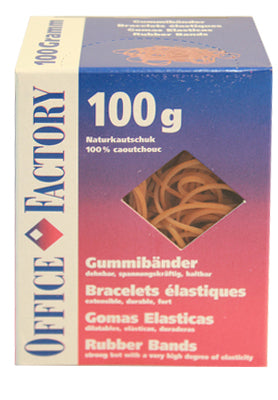 Smart office Gummibänder – 113 × 83 mm, Naturkautschuk, 124 g