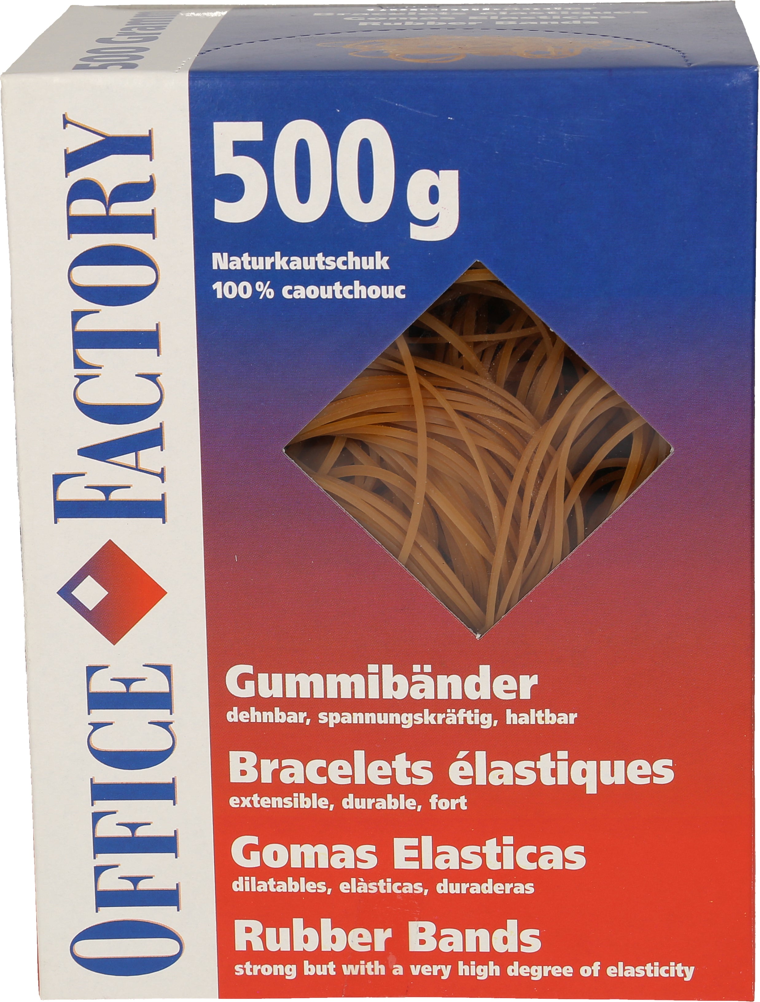 Smart office Gummibänder – 1,3 mm, Ø 70 mm, 565 g
