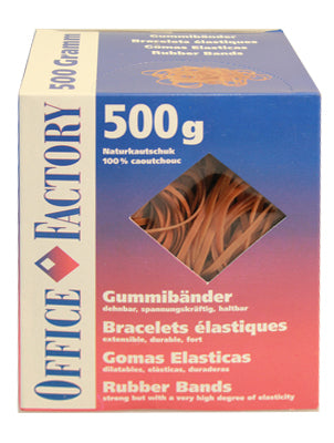 Smart office Gummibänder – 139 × 108 mm, Naturkautschuk, 564 g