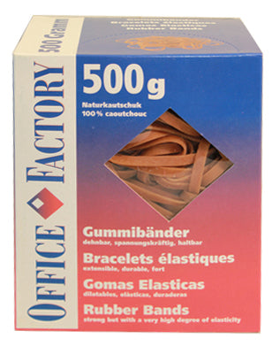 Smart office Gummibänder – 140 × 183 mm, Naturkautschuk, 565 g