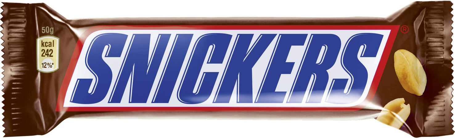 Snickers Schokoriegel – Original – 24 × 50 g