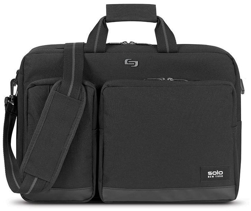 Solony Solo NY Notebook-Rucksack Duane Hybrid UBN310-4 – für 15,6", 14 l, wandelbar, Polyester – schwarz