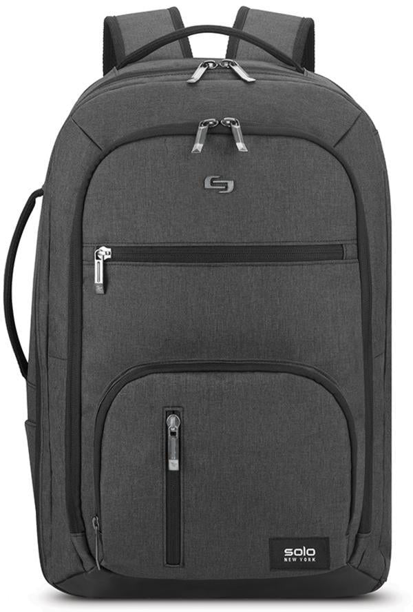 Solony Notebook-Rucksack Grand Travel UBN780-10 TSA – für 17,3", 30 l, checkpoint-freundlich, Polyester – Grau
