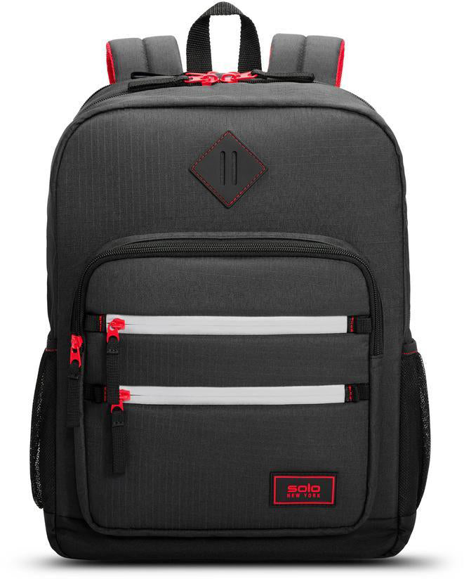 Solony Notebook-Rucksack Region UBN798 – für 15,6", 20 l, mit Organizer, rPET-Polyester – Schwarz
