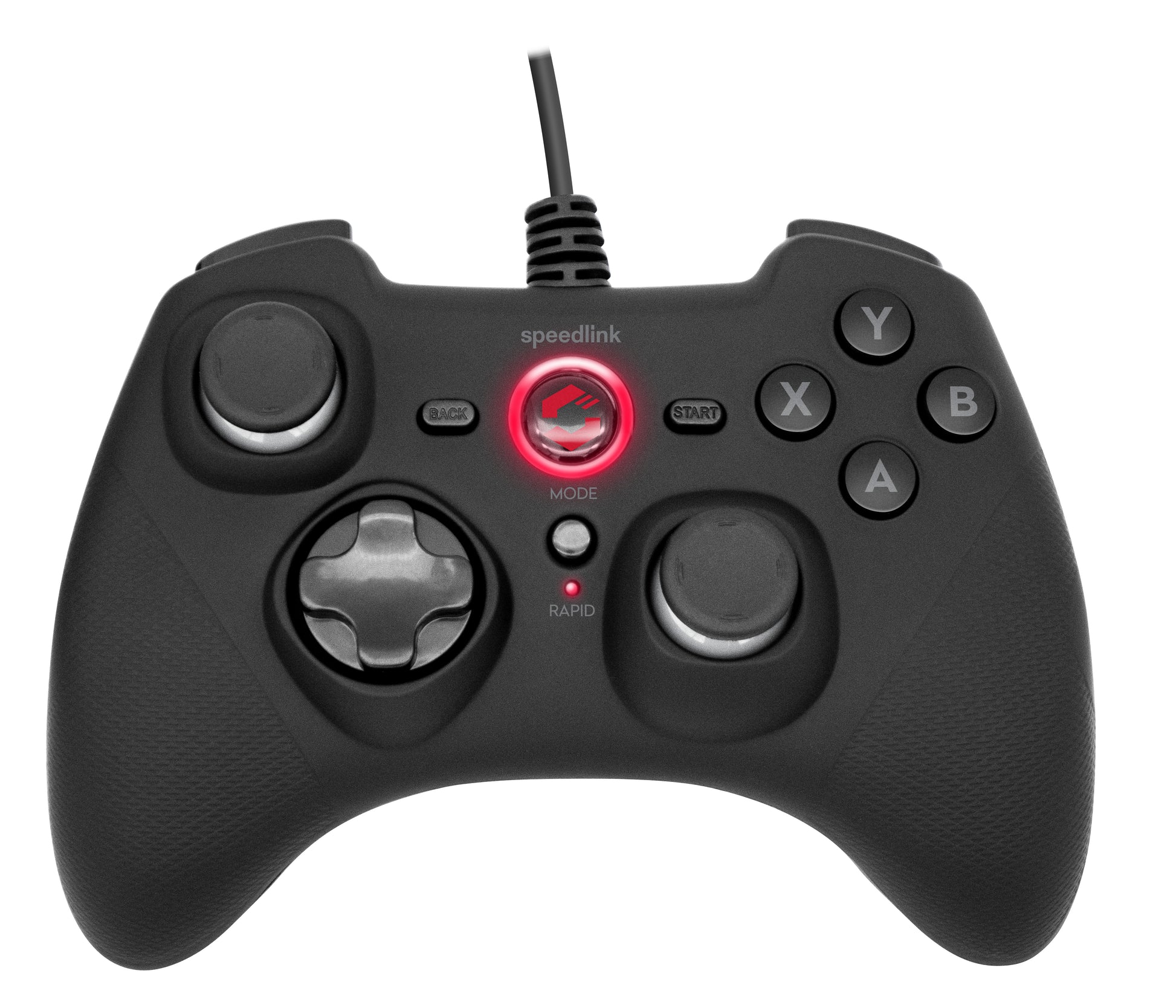 SPEEDLINK RAIT – Gamepad – USB (kabelgebunden), Vibration & Auto-Feuer, für PC, PS3 & Switch