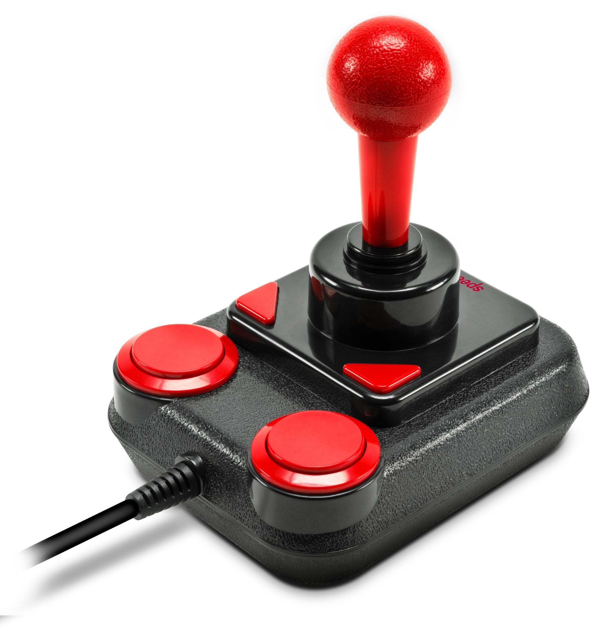 SPEEDLINK Competition Pro Extra – Joystick – USB (kabelgebunden), Schwarz/Rot, für Windows-PC & Android