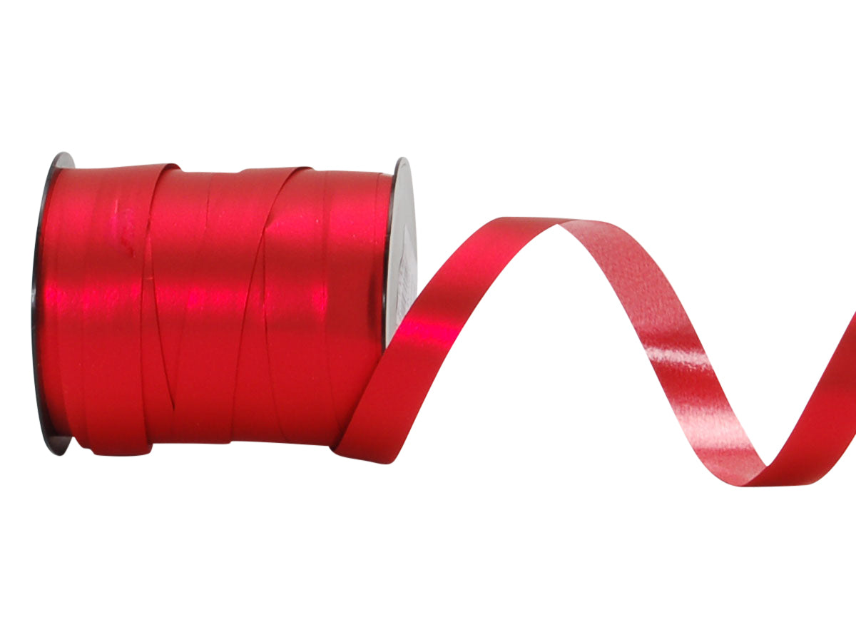 Spyk Geschenkband Poly Rot – 10 mm × 15 m – glänzend