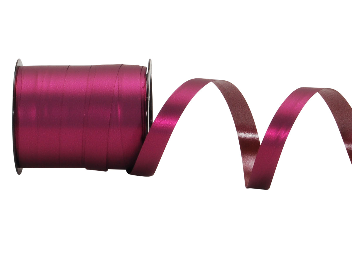 Spyk Geschenkband Poly glänzend violett – 10 mm × 15 m