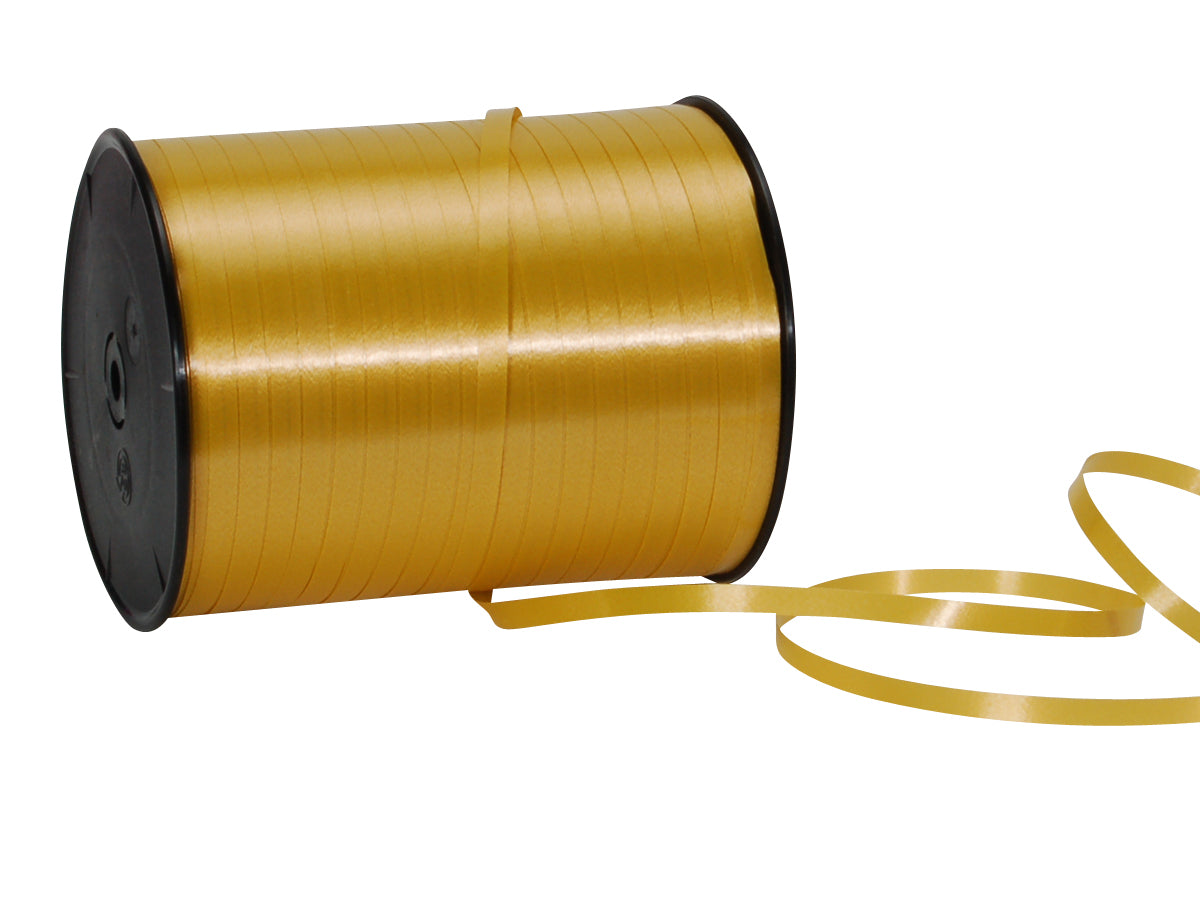Spyk Geschenkband Poly Gold – 5 mm × 500 m