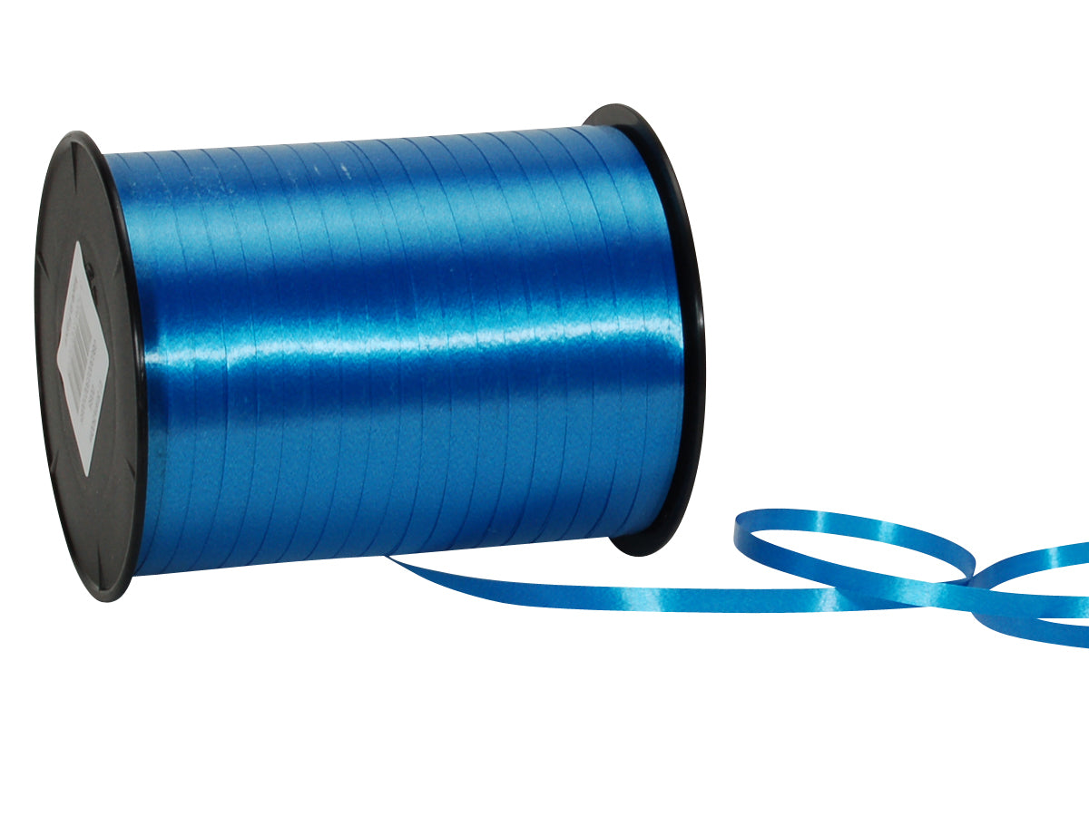 Spyk Geschenkband Polyester Blau – 5 mm × 500 m