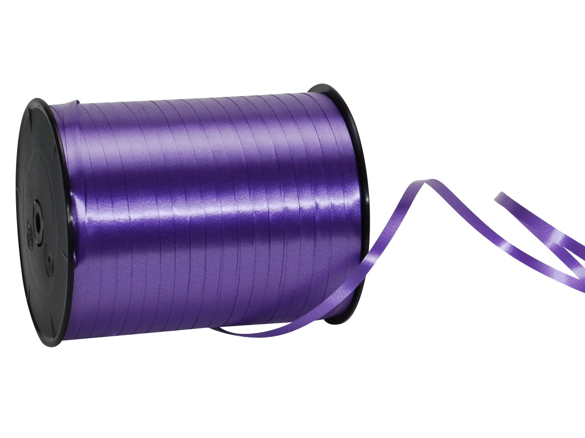 Spyk Geschenkband Poly glatt violett – 5 mm × 500 m