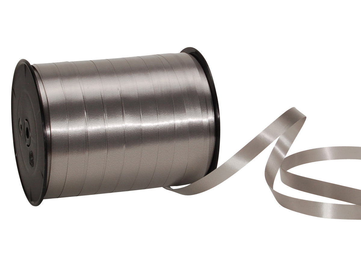 Spyk 0300.710 – Geschenkband, Kunststoff, Silber – 10 mm × 250 m