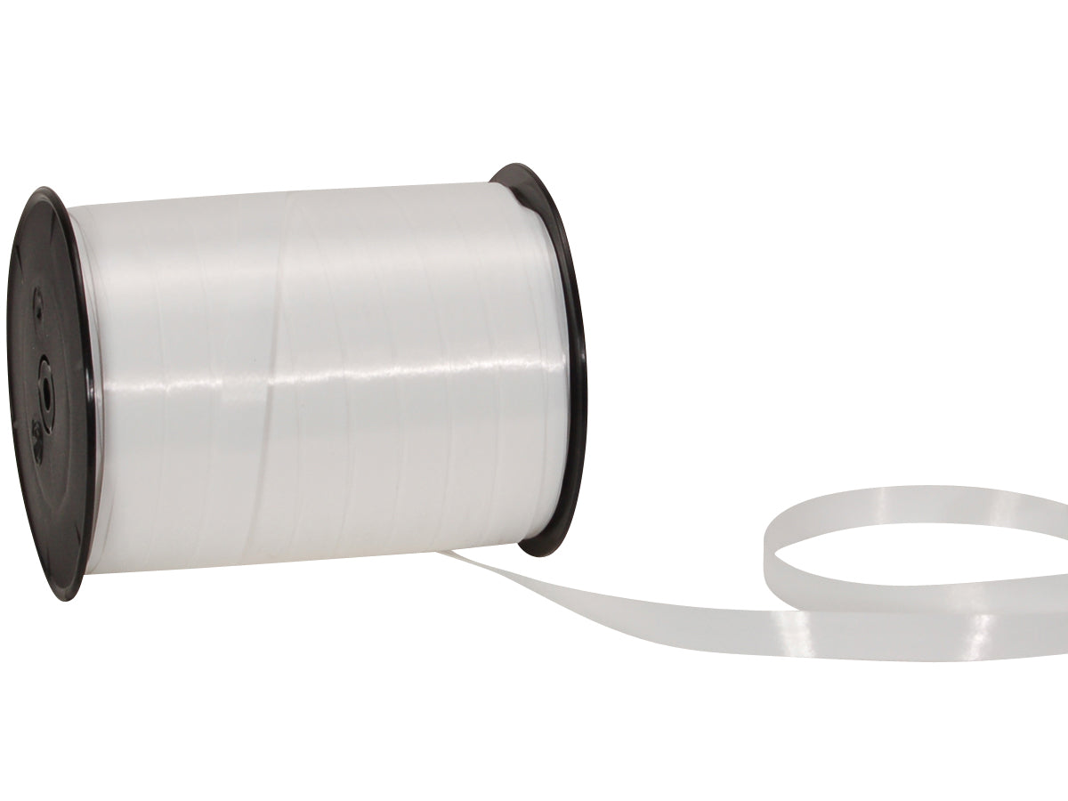 Spyk 0300.700 – Geschenkband, Kunststoff, Weiss – 10 mm × 250 m