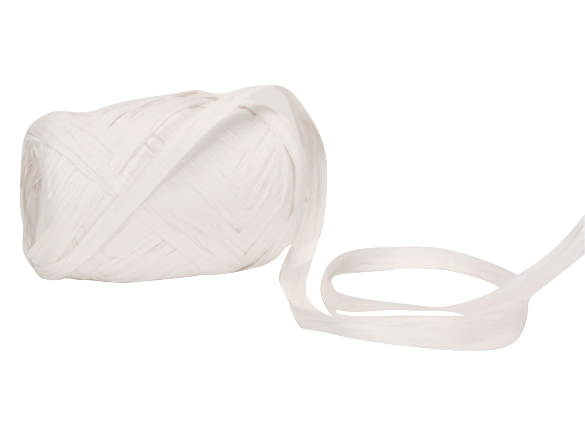 Spyk Geschenkband, PP, Weiss – 48 mm × 0,1 m