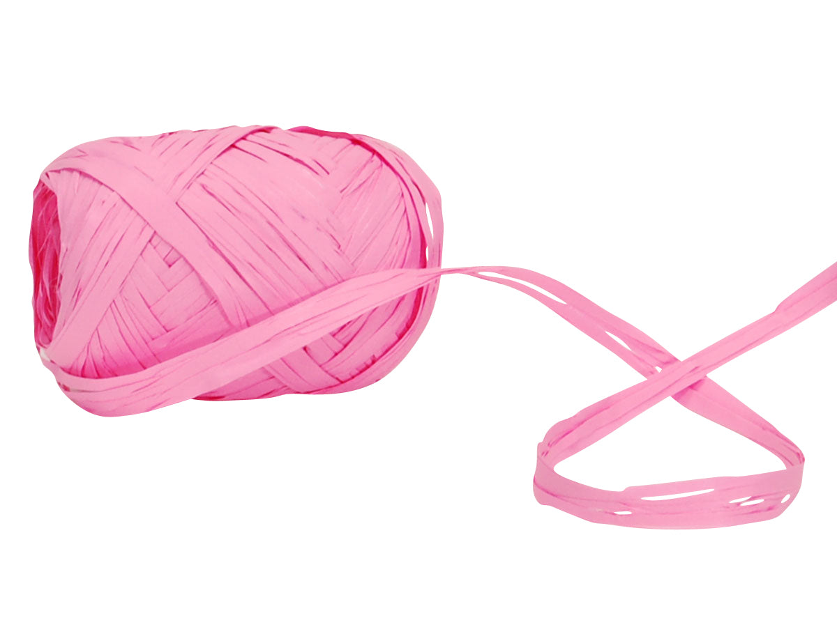 Spyk Geschenkband Poly matt rosa – 10 mm × 20 m