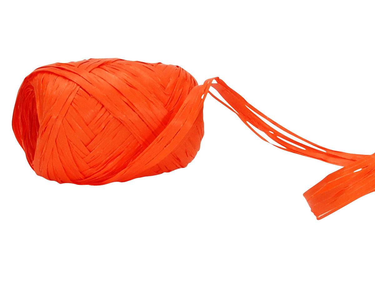 Spyk Geschenkband PP matt Orange – 10 mm × 20 m