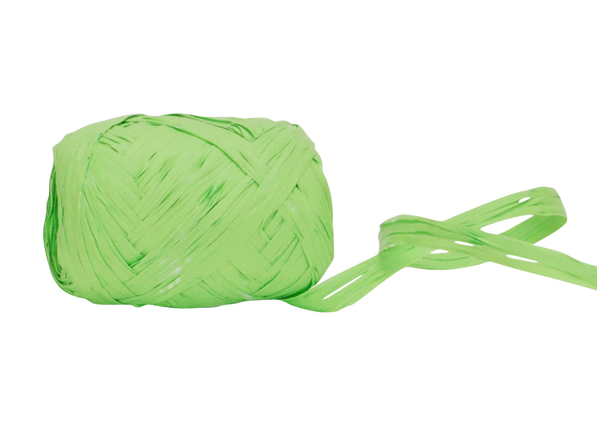 Spyk Geschenkband Polyband matt grün – 10 mm × 20 m