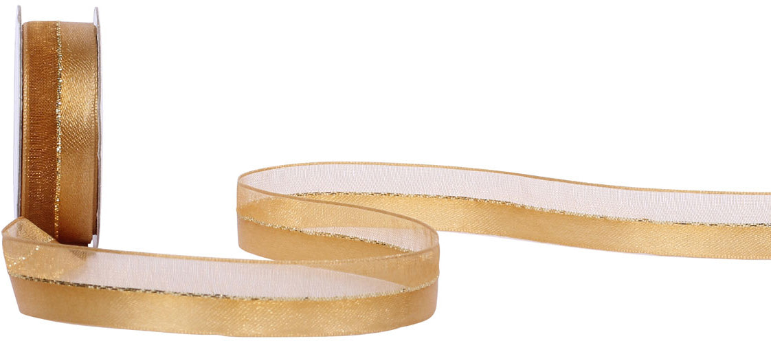 Spyk Geschenkband Cubino Elegance Gold – 16 mm × 3 m