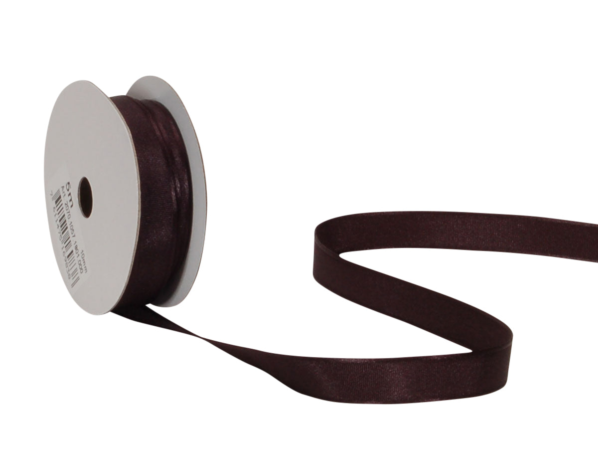 Spyk Cubino Taffetas 2070.000 – Geschenkband, Schwarz – 10 mm × 5 m